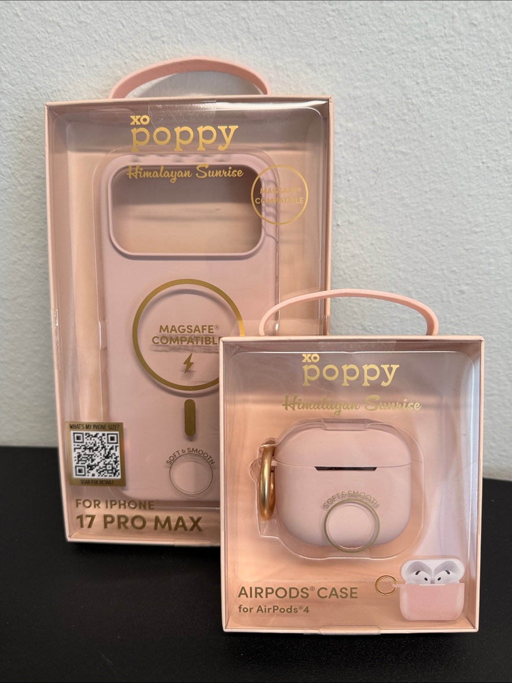 XO Poppy | “Himalayan Sunrise” iPhone 17 Pro Max Case + AirPods Case (4th Gen)